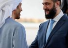الشرع يصل أبوظبي ويُستقبل من عبدالله بن زايد