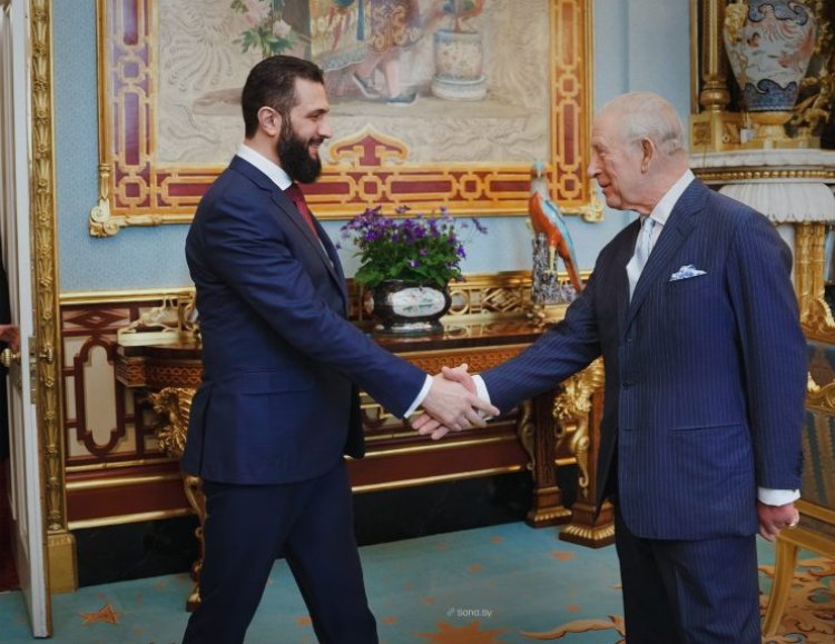 لقاء في قصر باكنغهام.. الشرع والملك تشارلز يبحثان تعزيز التعاون