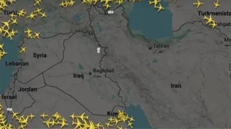 إغلاق أجواء العراق وغرب إيران وتعليق الرحلات في مطار دمشق